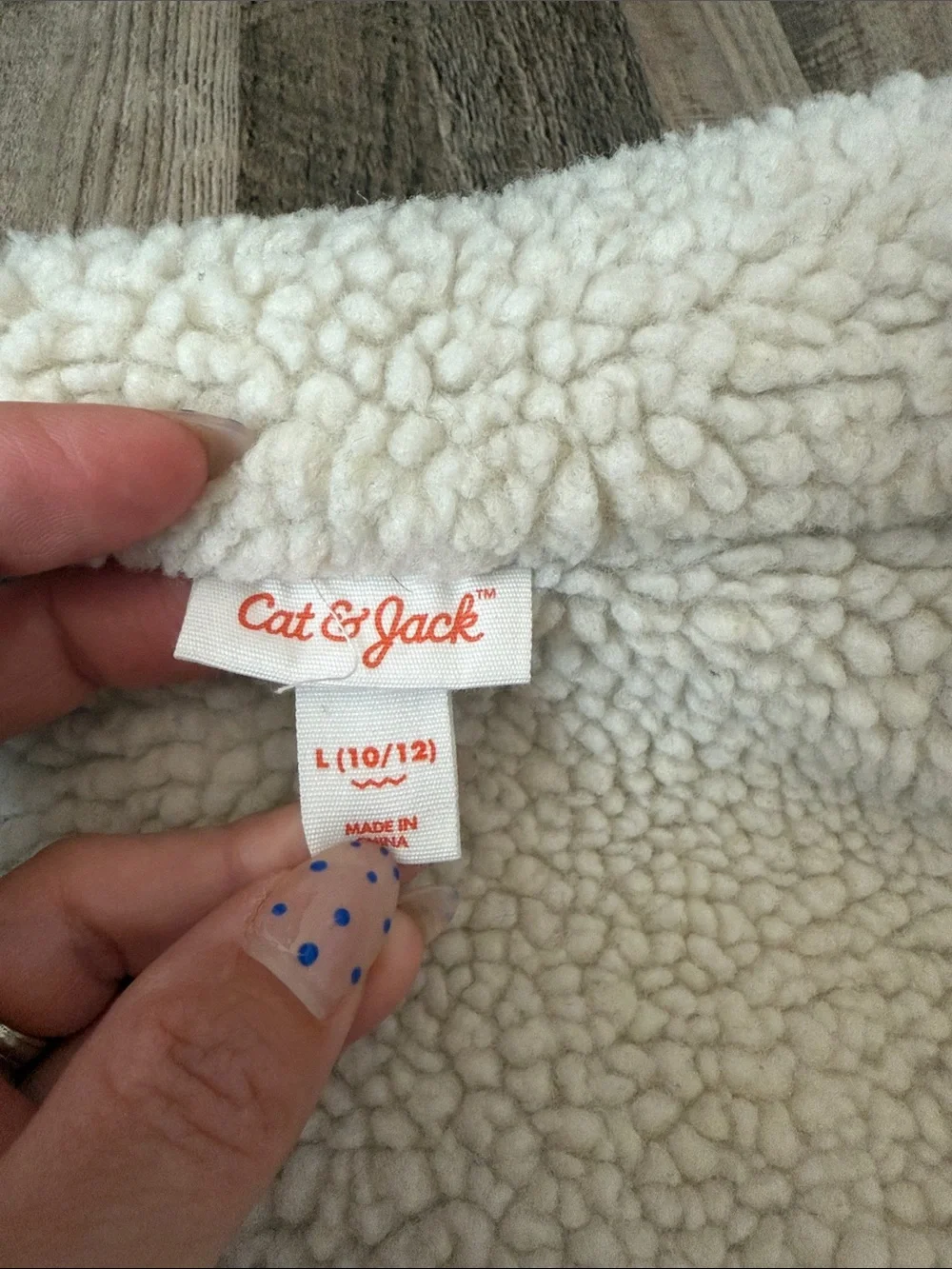Corduroy jacket, girls size 10/12